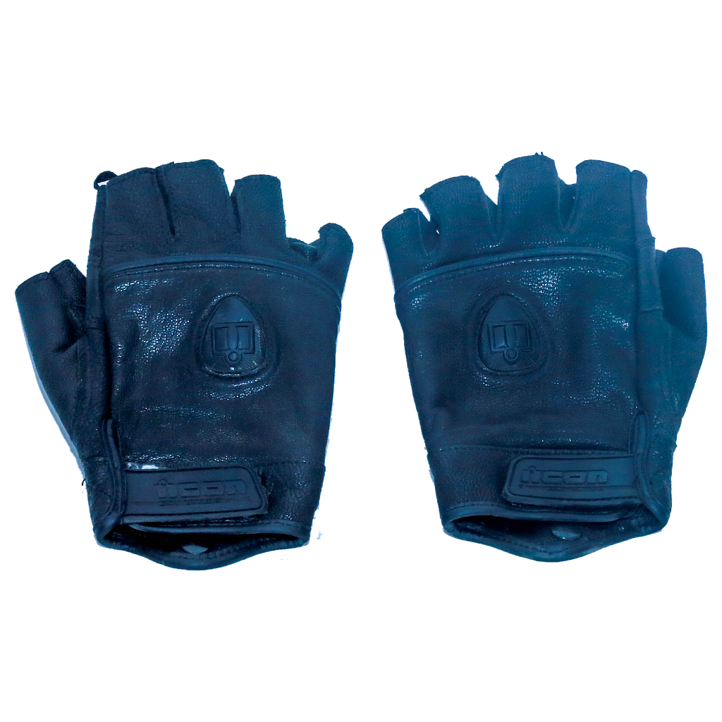 Half Finger Gloves Leather ICON